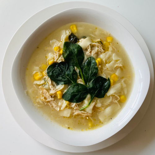 Sweet Corn Soup with Chicken