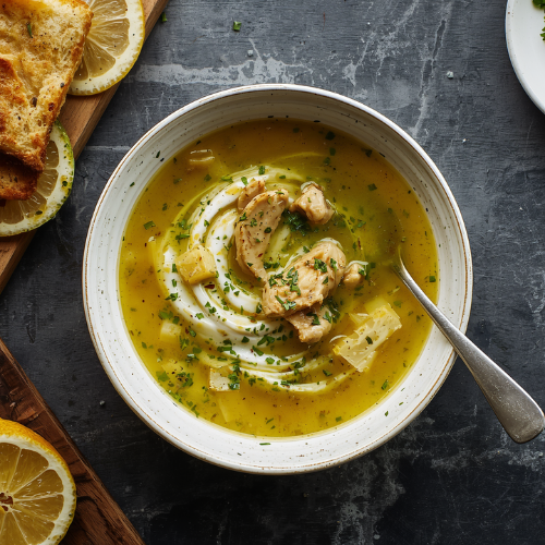 Chicken Lemon Coriander Soup